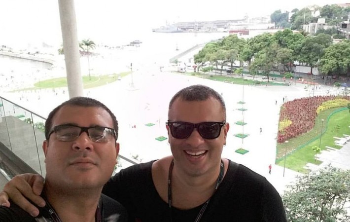 João Promoter e Andreller no Museu de Arte Rio