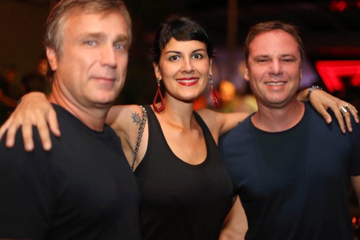 Luiz Eurico Klotz, Monique Dardenne e Gustavo Conti Warung