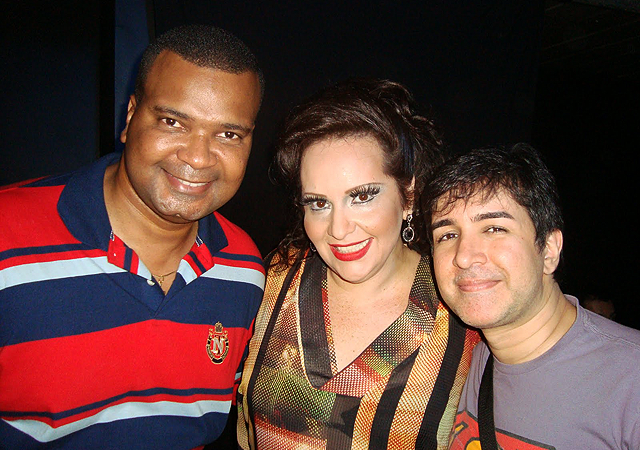 DJ Produtor Eddie Valdez (Edvaldo), a cantora e atriz Gottsha e DJ Produtor Nino Carlo