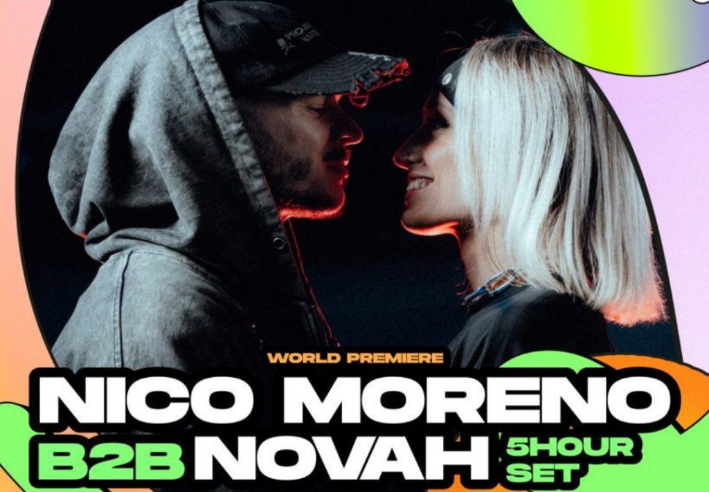 Novah e Nico Moreno, juntos em “All Night Long” em Bruxelas