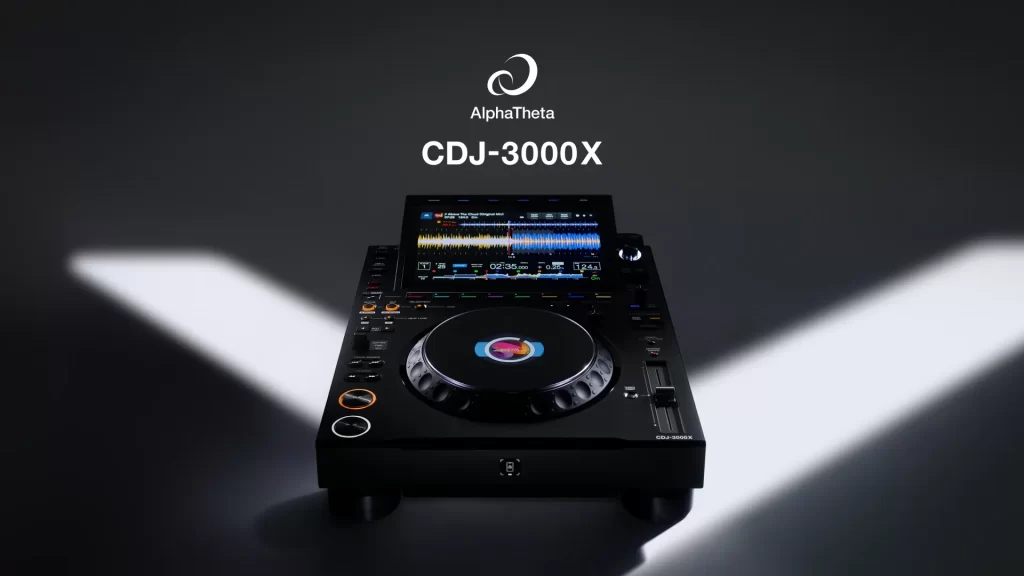 Apresentamos o CDJ-3000X: O leitor de DJ AlphaTheta profissional da próxima geração