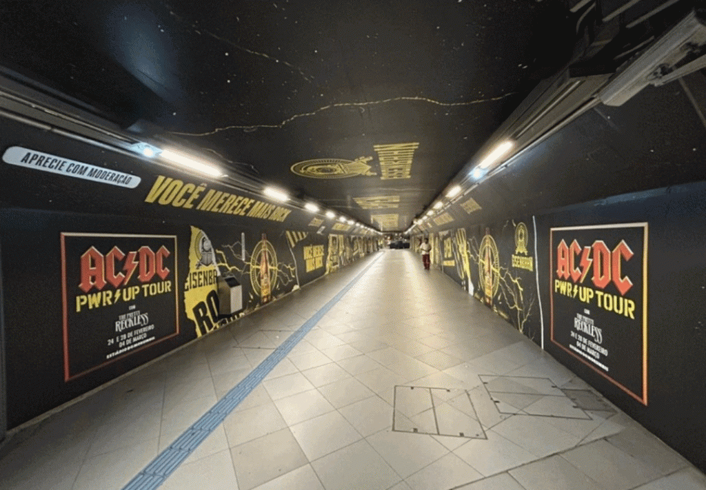AC/DC no Brasil: Eisenbahn promove venda antecipada de cerveja no metrô de São Paulo