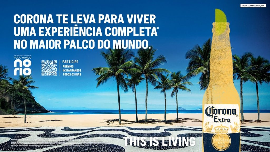 Corona leva fãs para o melhor lugar do show de Shakira em Copacabana