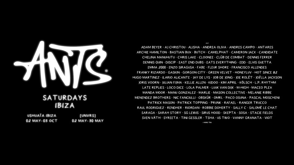 Ants retorna à UshuaÏa Ibiza