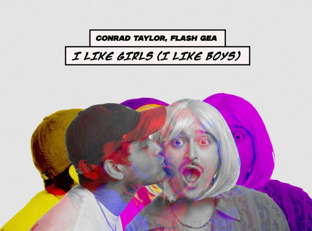 Conrad Taylor e Flash Gea retornam hino techno: “i like girls (i like boys)”