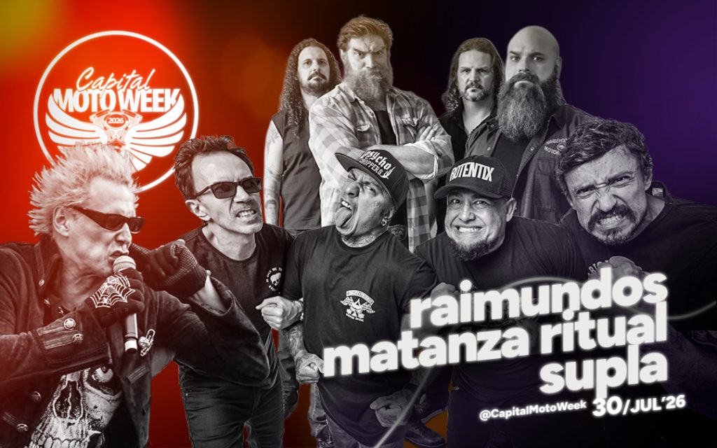 Supla, Matanza Ritual e Raimundos no rock nacional no Capital Moto Week 2026