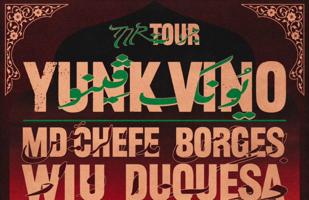 Yunk Vino leva MR. TOUR ao Circo Voador