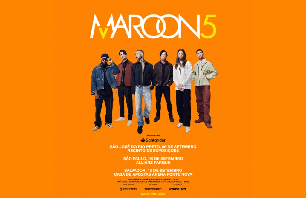 Maroon 5 anuncia novas datas de turnê na América Latina