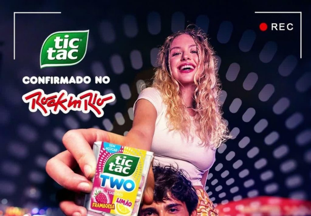 Ativação Tic Tac no Rock in Rio Brasil 2026
