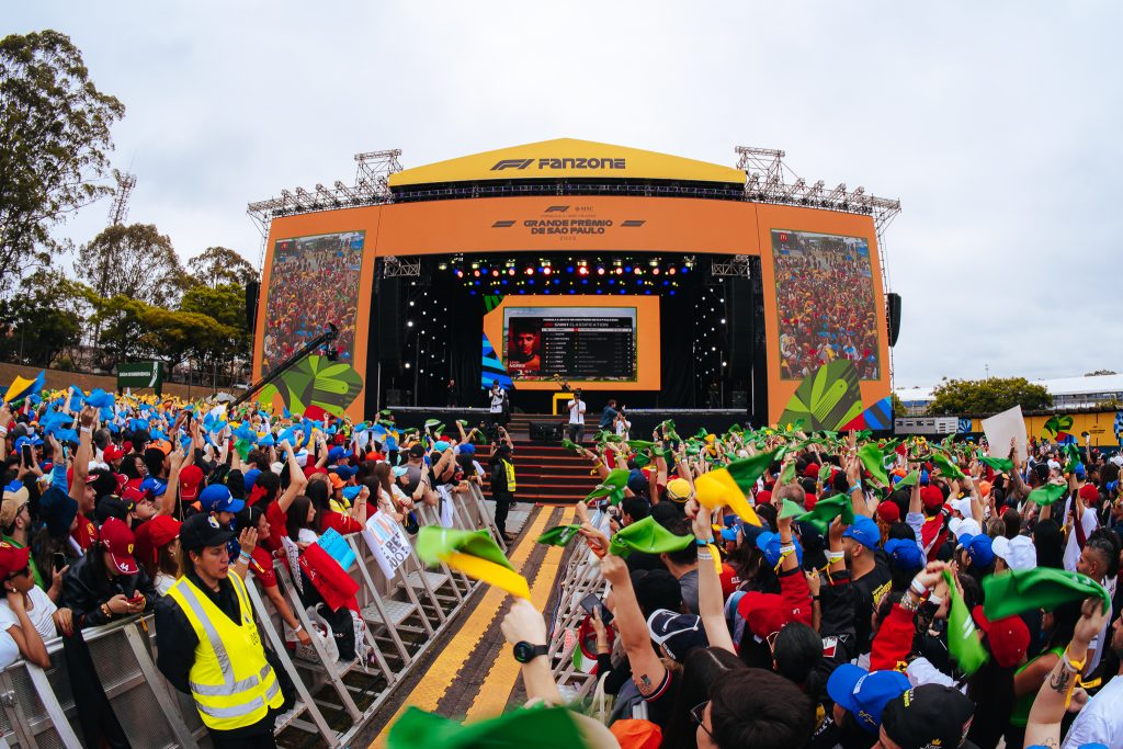Fanzone do GP de São Paulo de F1 vai ter shows