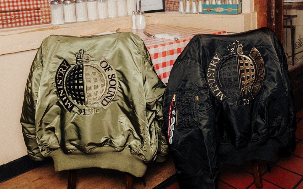 Alpha Industries e Chemical X lançam 35 bombardeiros Ministry of Sound