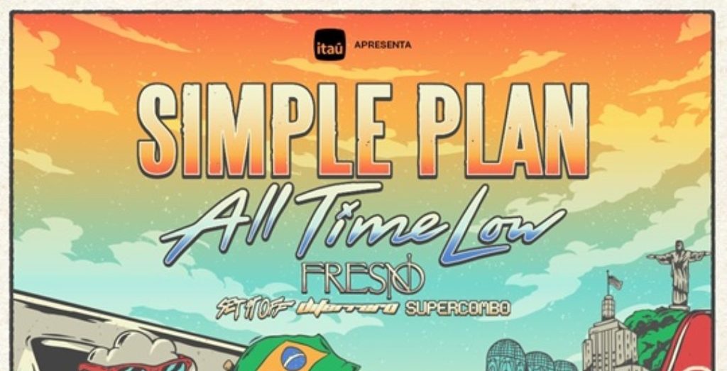 Simple Plan retorna ao Brasil para shows no Rio de Janeiro, Curitiba e São Paulo